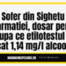 Sofer din Sighetu Marmatiei, dosar penal dupa ce etilotestul a indicat 1,14 mg/l alcool pur