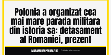 Polonia a organizat cea mai mare parada militara din istoria sa: detasament al Romaniei, prezent