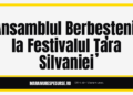 Ansamblul folcloric Berbeștenii la Festivalul Țara Silvaniei din Zalău