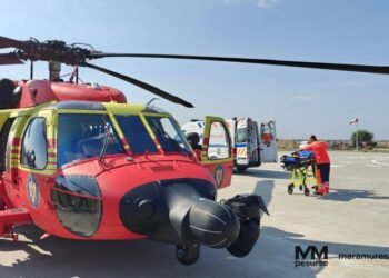 Elicopter Black Hawk evacuare medicală Marea Neagră Neptun Deep