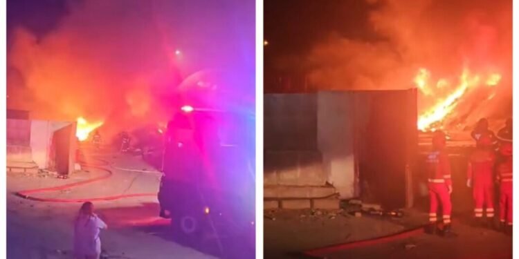 Incendiu Baia Mare
