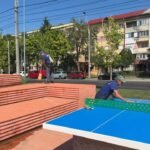 Mese de tenis de masa pe malul Sasarului, Baia Mare