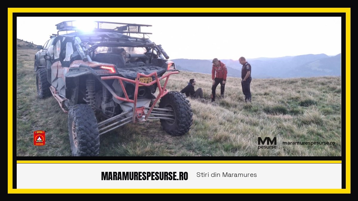 Intervenție Salvamont Maramureș în zona Vârfului Bârsănescu