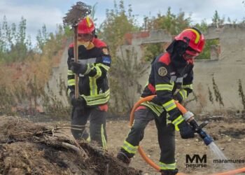 Pompierii români în misiune în Serbia incendii vegetație