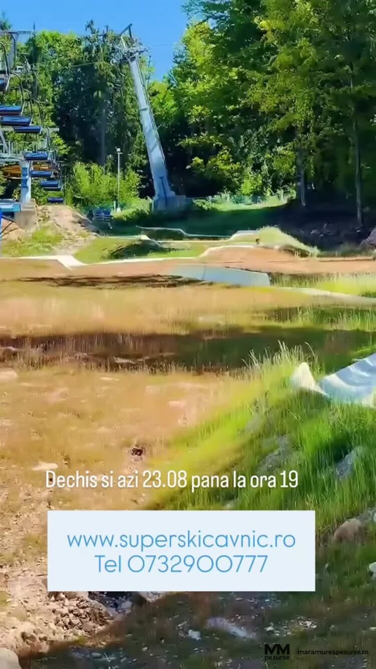 Bob de vara SuperSki Cavnic pista verde telescaun