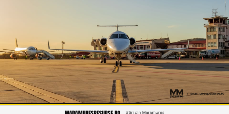 Aeroportul Internațional Maramureș: 60.846 de pasageri în primele 8 luni, vârf de trafic în august