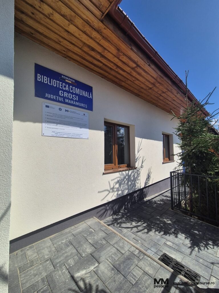 Biblioteca din Groși, modernizată prin PNRR