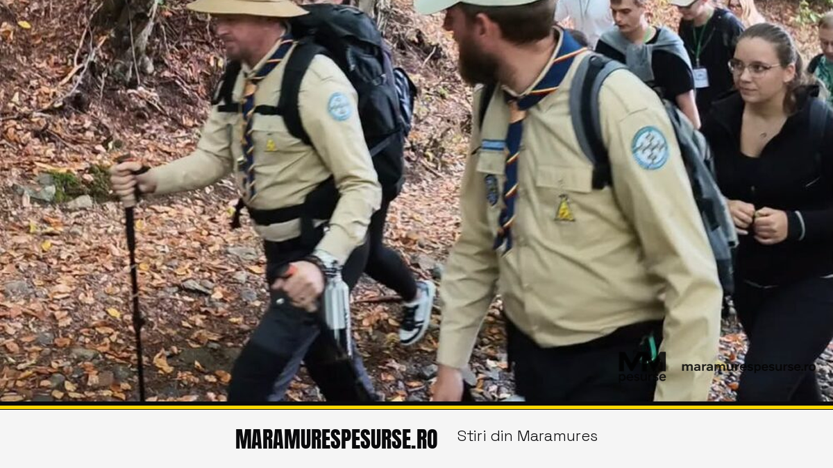 Cercetașii Maramureșului au urcat pe Vârful Igniș: drumeție cu tradiții și natură