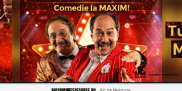 Comedie la MAXIM cu Romică Țociu și Cornel Palade la Baia Mare: seară de umor — 25 octombrie