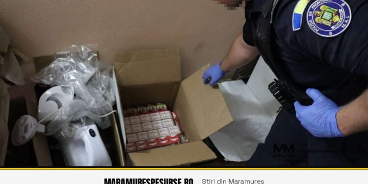Percheziții domiciliare pentru contrabandă cu țigarete în Baia Mare, Seini și Apa