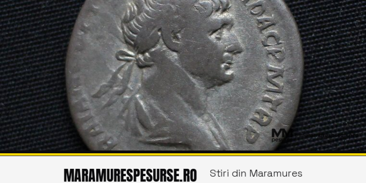 Muzeul Județean de Istorie: un denar de argint emis de împăratul Traian, exponatul lunii septembrie