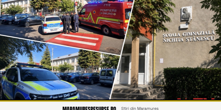 Incident la Școala „Nichita Stănescu” din Baia Mare: un tânăr de 28 de ani a sărit gardul și a intrat într-o clasă. Elevii, evacuați la timp