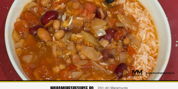 Dried bean soup with homemade noodles – traditional Maramureș recipe from Bârsana