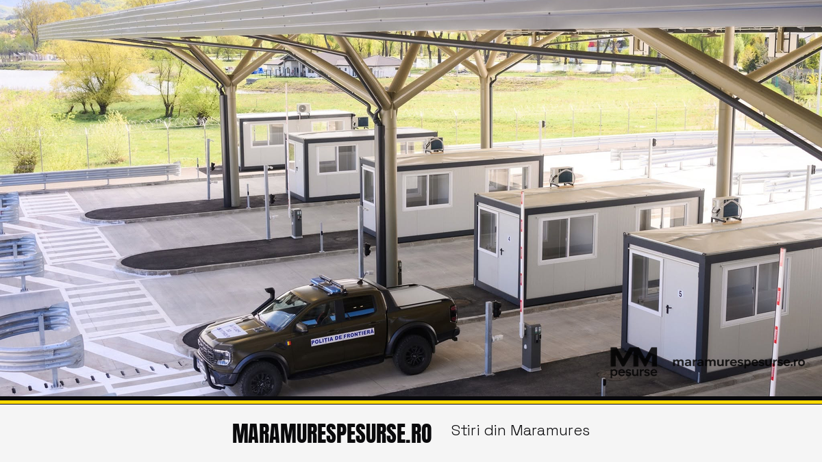 Punctul de frontieră Sighetu Marmației II se deschide etapizat: primele vehicule sub 3,5 tone, din această toamnă