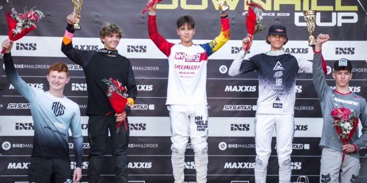 Băimăreanul Matei Huțanu a câștigat etapa de Cupă Europeană de Downhill de la Maribor