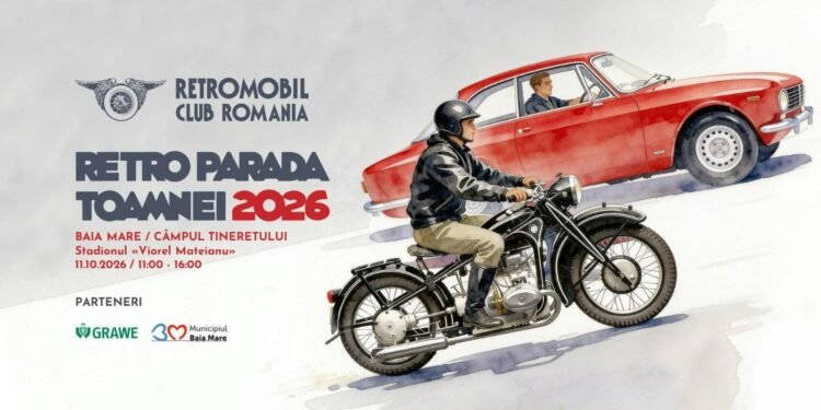 Retro Parada Toamnei 2026 revine în Baia Mare pe 11 octombrie