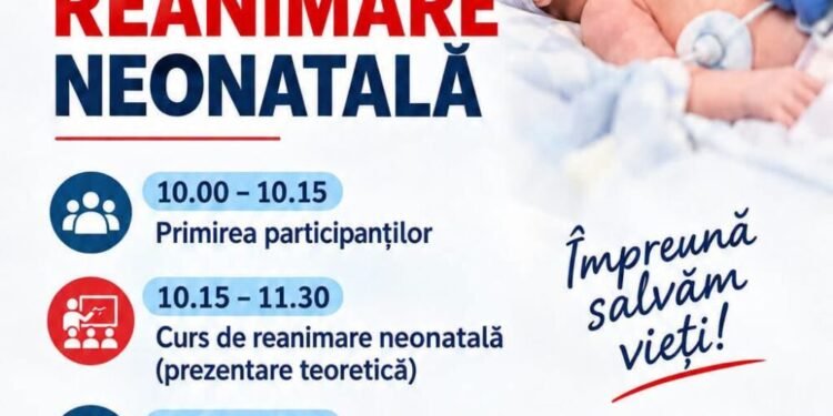 Spitalul Opriș Baia Mare organizează Curs de Reanimare Neonatală ERC pe 20 octombrie 2026