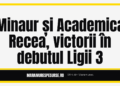 Liga 3 Seria 8 - Minaur si Academica Recea